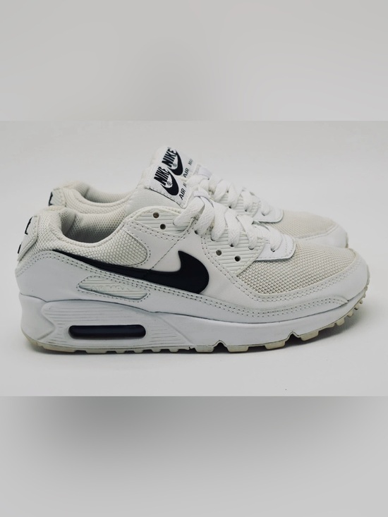 Nike Shoes - Nike Air Max 90 White Black Sneakers Running CQ2560-101 Shoes-Womens 9 Mens 7.5